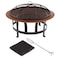 Pure Garden 30-Inch Portable Fire Pit, Copper 50-LG1204 - alternate 5